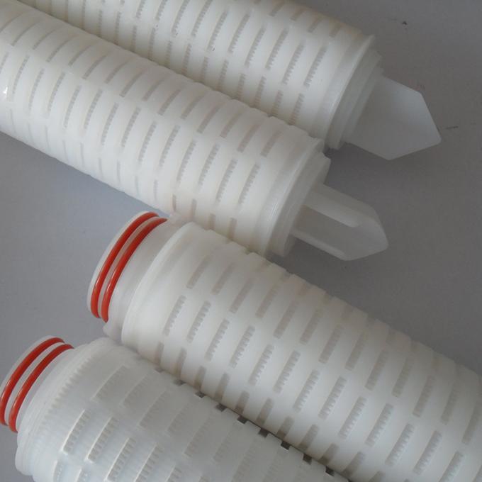 Folding microporous membrane Nylon water filter cartridge / water filter for Solvent and Medicament