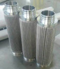 Stain steel Sintered Metal Wire Mesh pleated Filter with high filturation