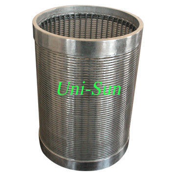 stainless steel filter sieve tube, stainless steel sieve johnson screen water well screen sieve pipe / tube