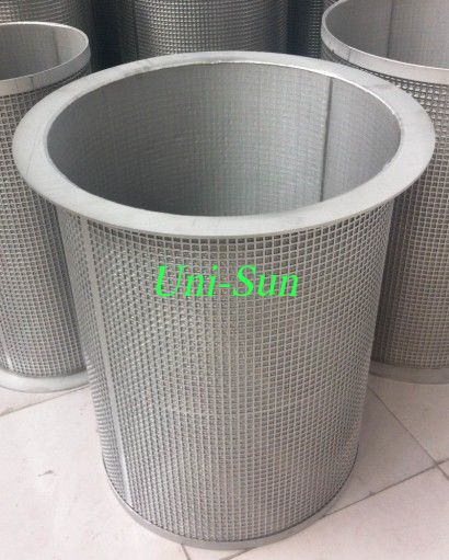 high quality stainless steel sintered filter cartridge / tube