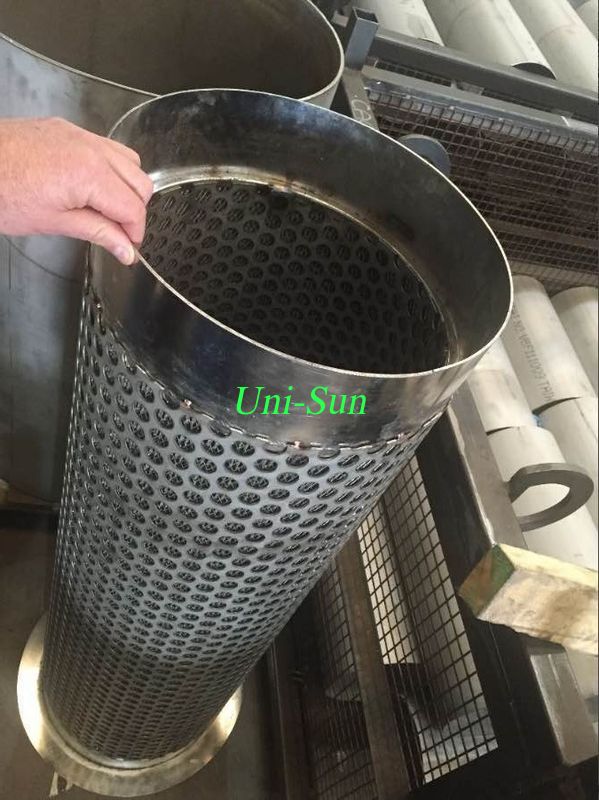 304/316 stainless steel cylindrical filter strainer / filter element cartridge